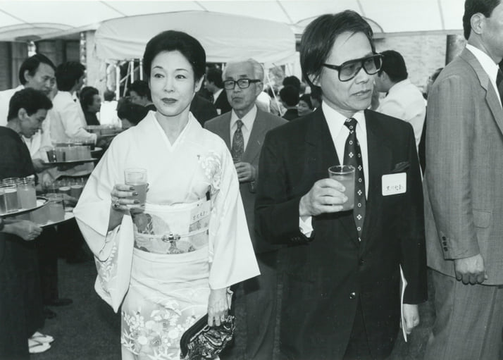 若尾文子、黒川紀章