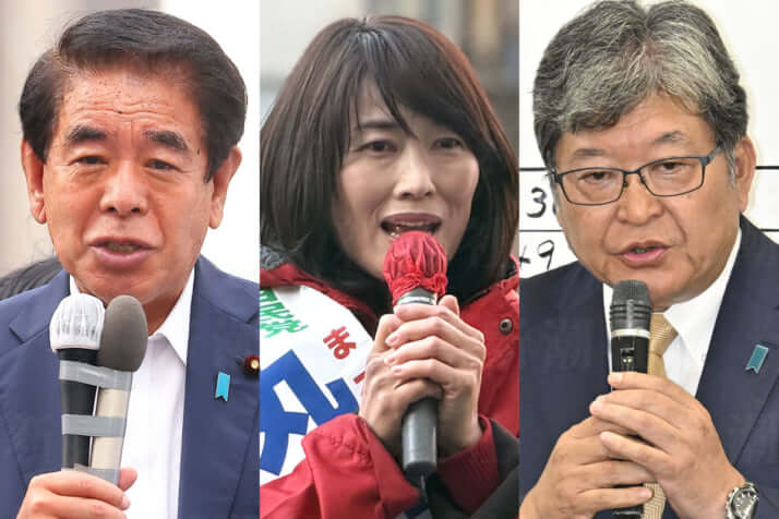 下村博文、丸川珠代、萩生田光一