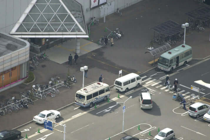 乳児刺殺事件が起きたスーパー