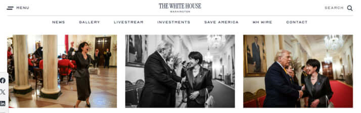 高市早苗、ドナルド・トランプ