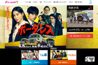 「ボーダレス～広域移動捜査隊～」公式HP