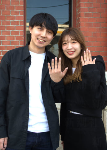 山田将矢さん、小野寺優奈さん