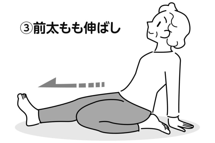 ずぼらストレッチ3