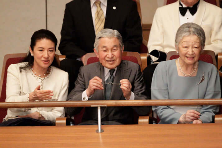 雅子皇后陛下、上皇陛下、美智子上皇后陛下