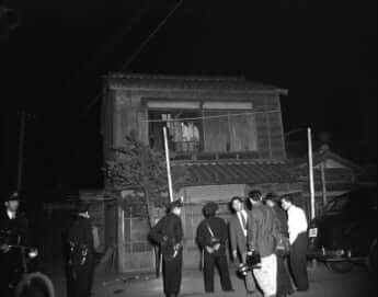 殺害されたA巡査の自宅