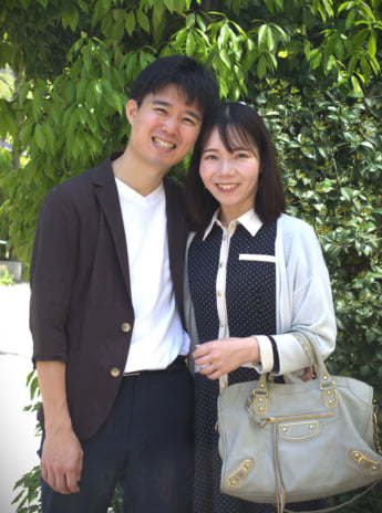 山口賢明さん、古川ゆりえさん