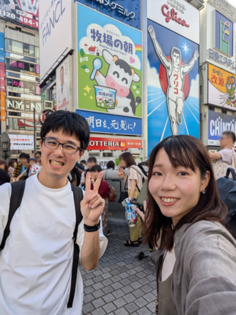 山口賢明さん、古川ゆりえさん