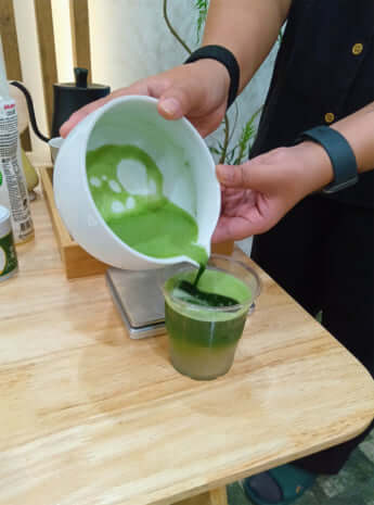 ココナツ抹茶