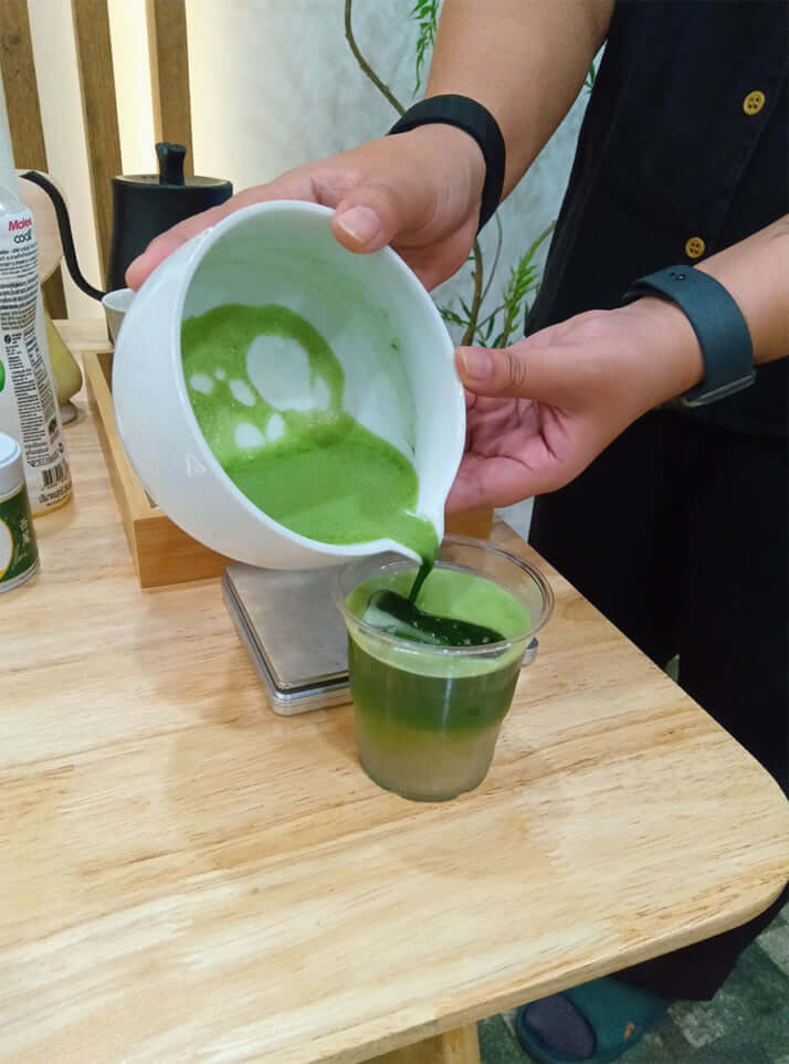 ココナツ抹茶