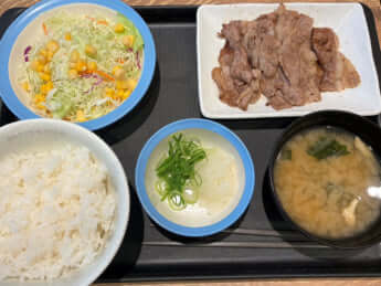 松屋の牛焼肉定食