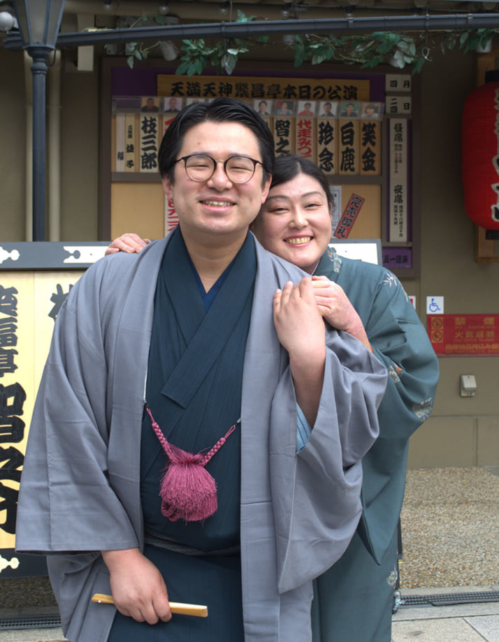 林家染八さん、中井由佳さん