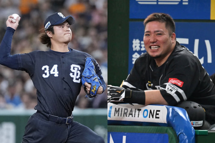甲斐野央,、山川穂高