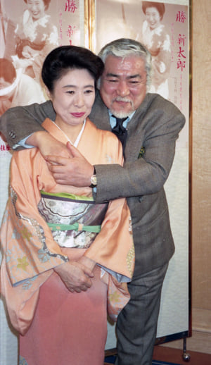 中村玉緒、勝新太郎