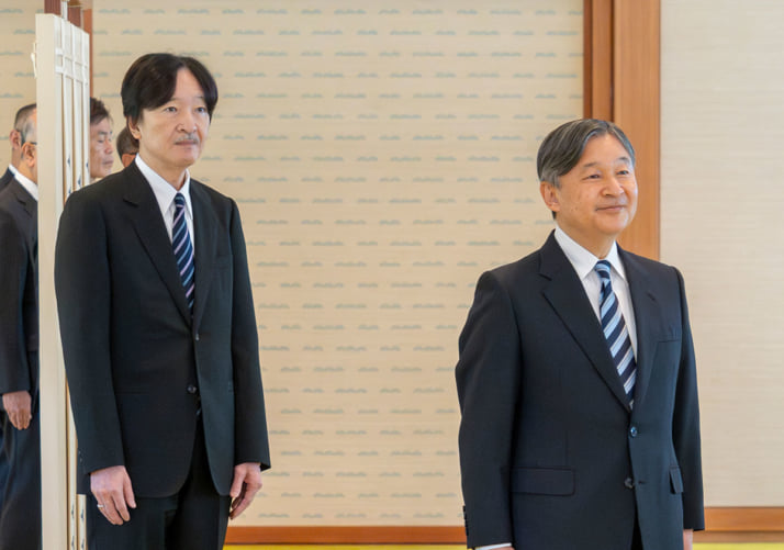 天皇陛下、秋篠宮さま