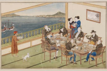 川原慶賀筆『唐蘭館絵巻』