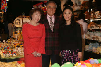 津川雅彦、朝丘雪路、娘の真由子さん