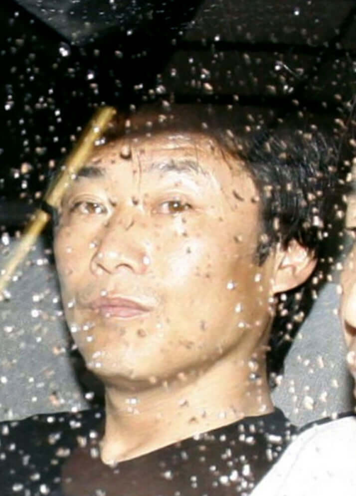 大阪パチンコ店放火事件現場