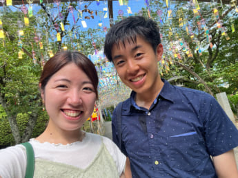 下川愛子さん、津戸弘太郎さん