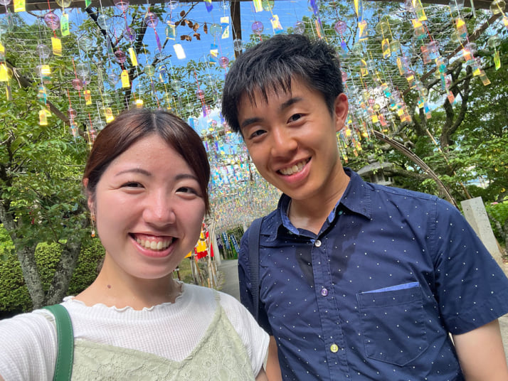 下川愛子さん、津戸弘太郎さん