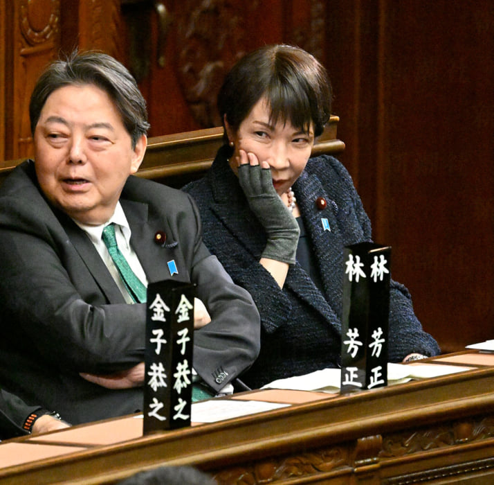 林芳正、高市早苗