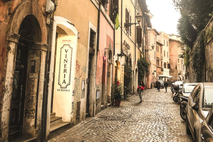 イタリア・ローマの街並み
