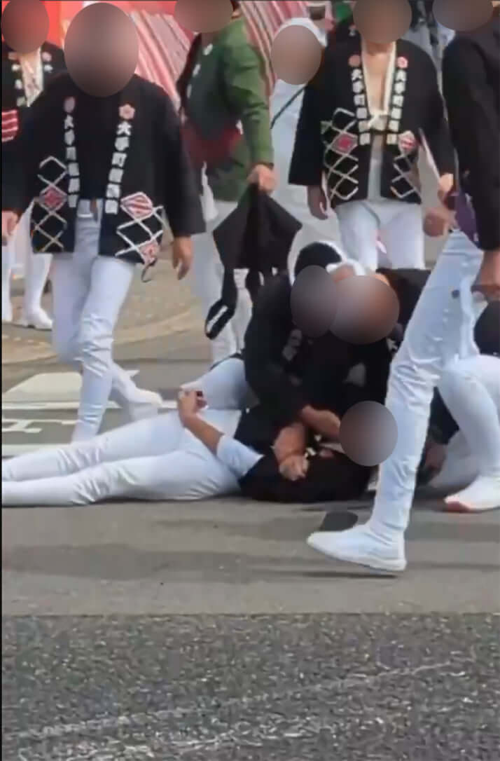 だんじり祭り事故動画2