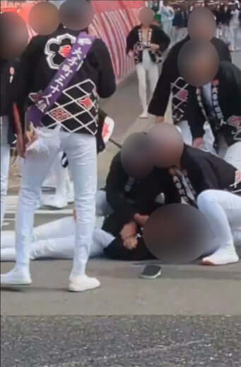 だんじり祭り事故動画3