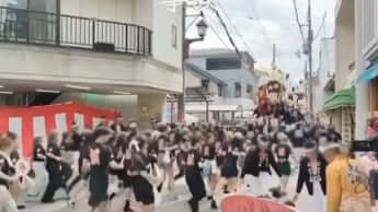 だんじり祭り事故動画7