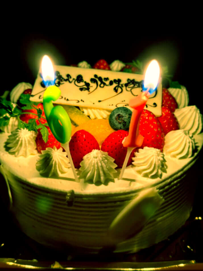 誕生日ケーキ